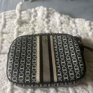 Tory Burch Black and Cream Crossbody Bag